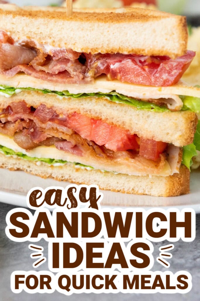 sandwich ideas - Chicken & Bacon Stack Sandwich