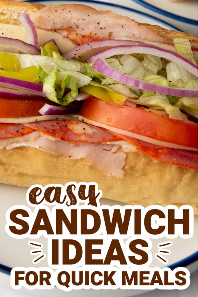 sandwich ideas - Classic Italian Hoagie Sandwich
