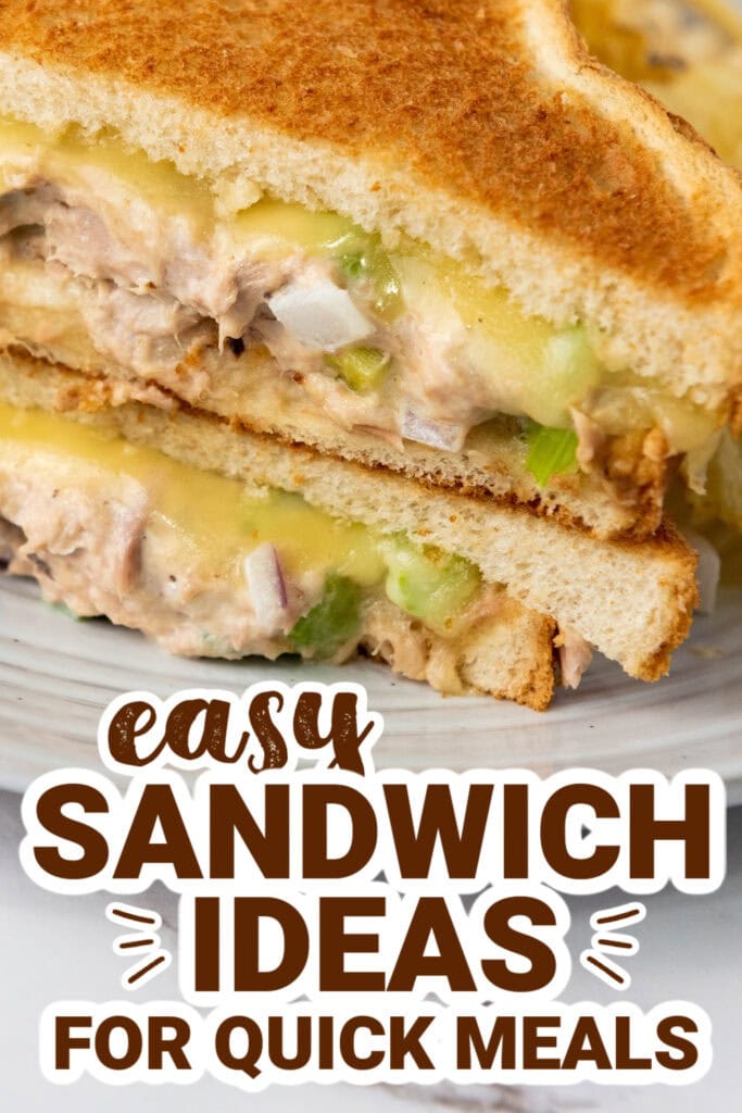 sandwich ideas - Classic Tuna Melt Sandwich