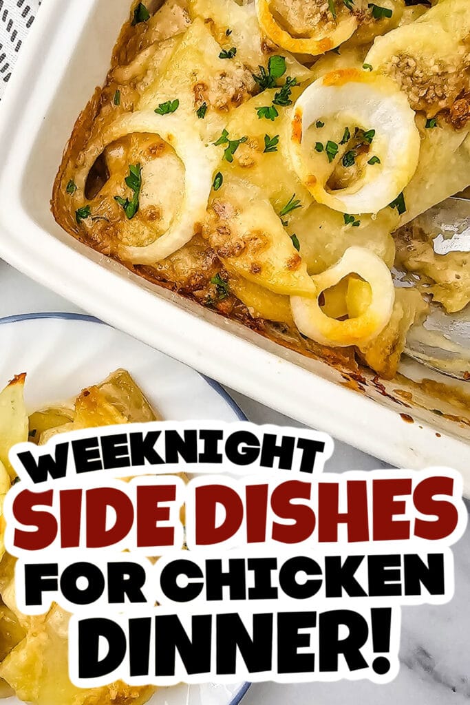 side dishes for chicken - French Onion Potato Bake copy