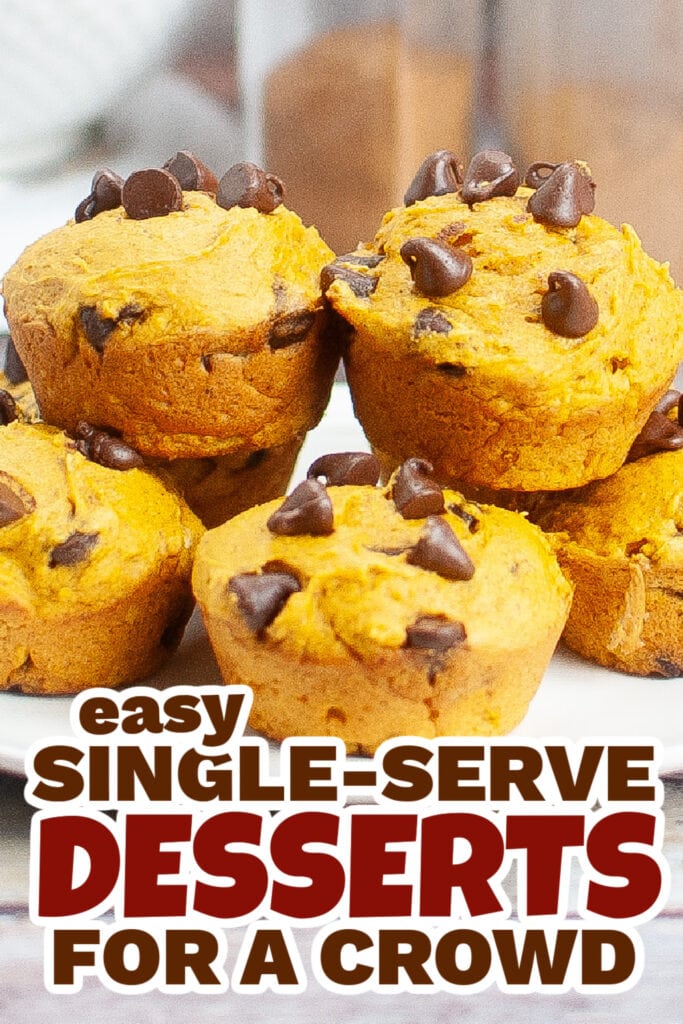 single serve dessert -Pumpkin Spice Muffins
