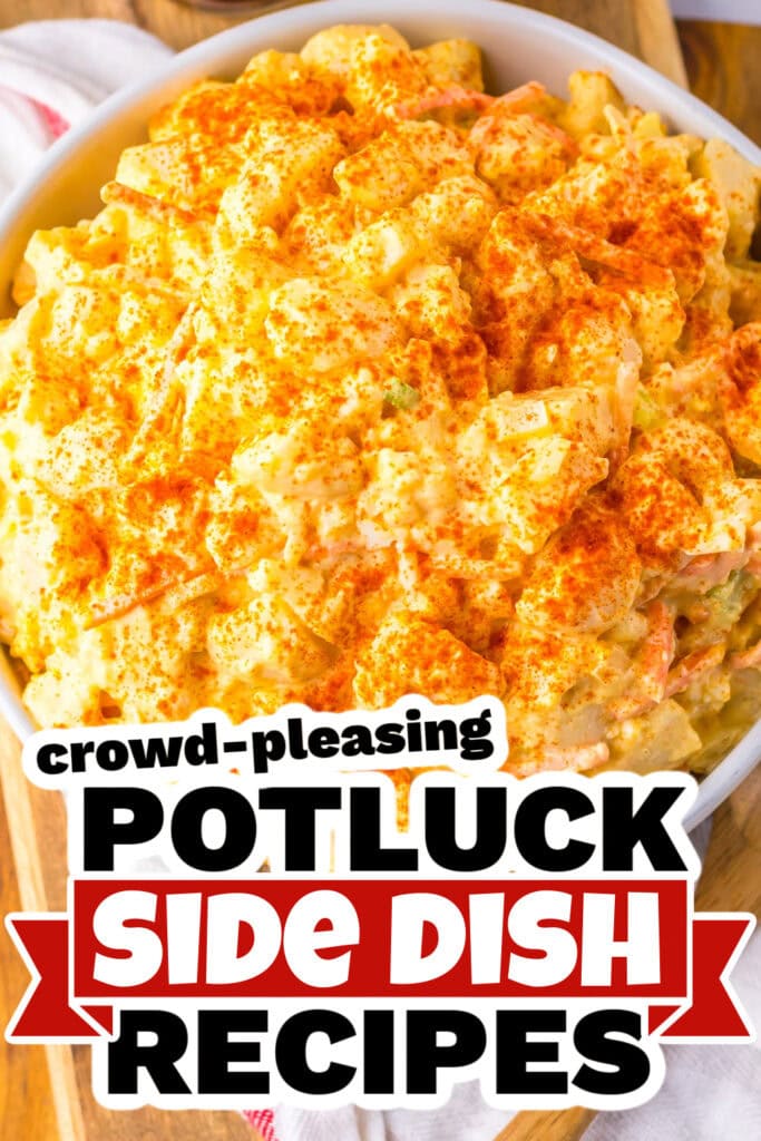 4th of July Potluck Side Dish - Amish Potato Salad