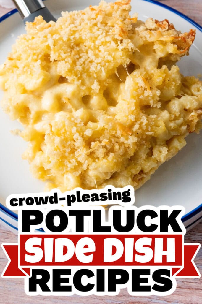 4th of July Potluck Side Dish - Creamy Baked Mac and Cheese