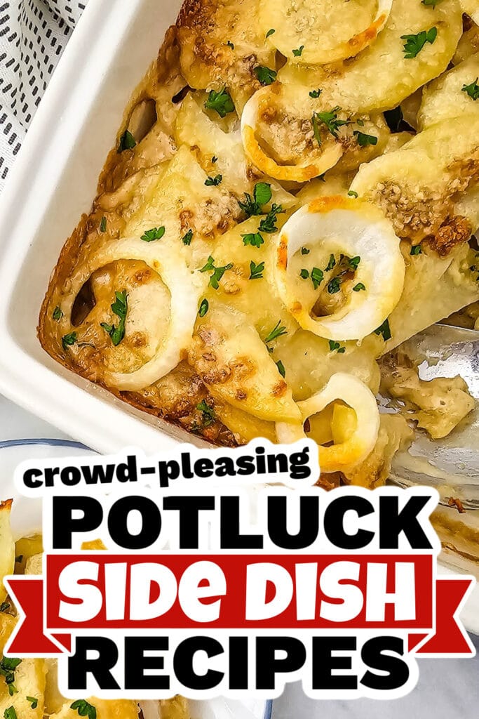 4th of July Potluck Side Dish - French Onion Potato Bake