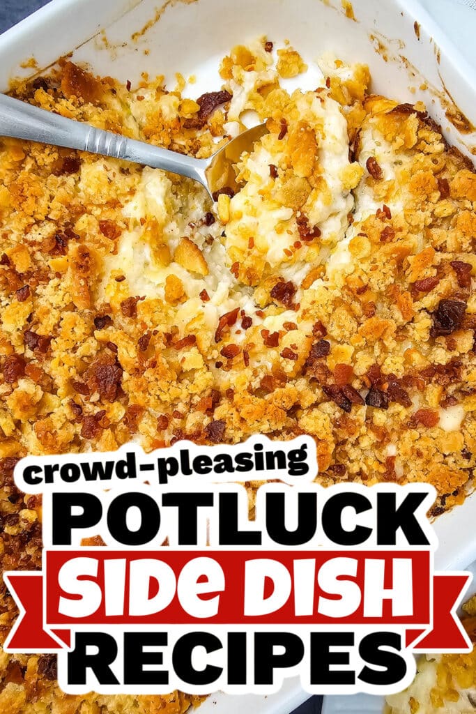 4th of July Potluck Side Dish - Pepperjack Potato Casserole