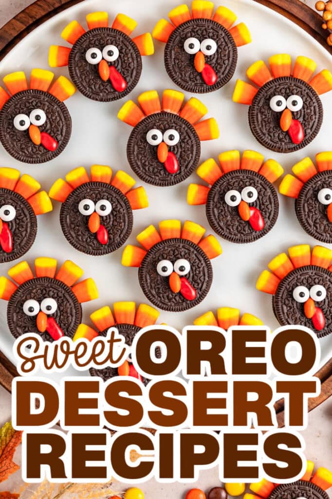 Oreo Dessert Recipes - Cute Chocolate Oreo Turkeys