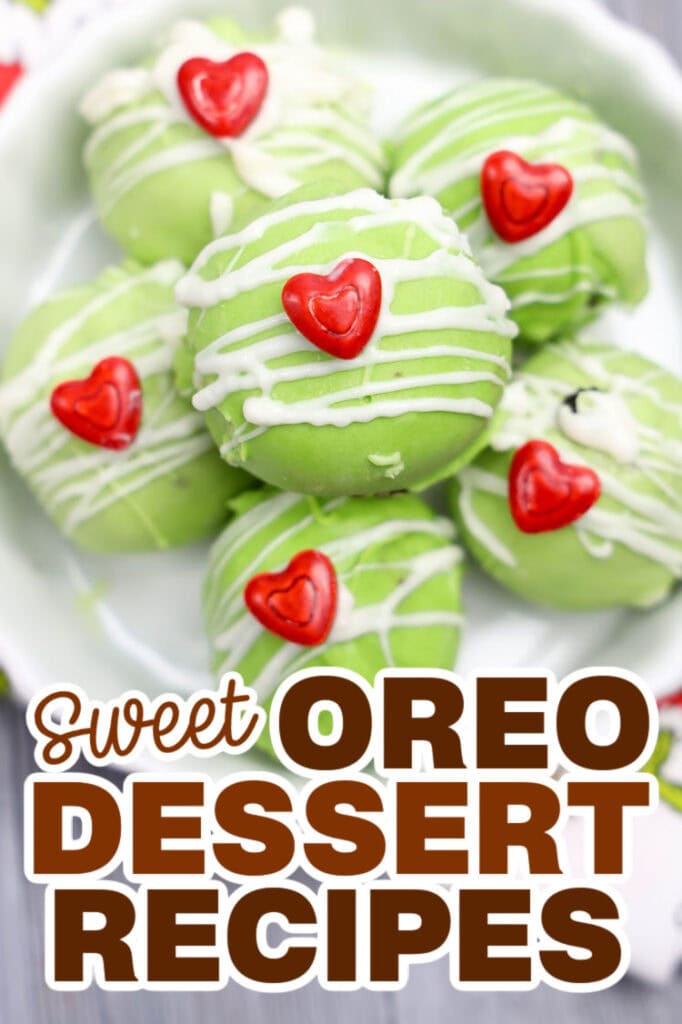Oreo Dessert Recipes - Grinch-Inspired Oreos