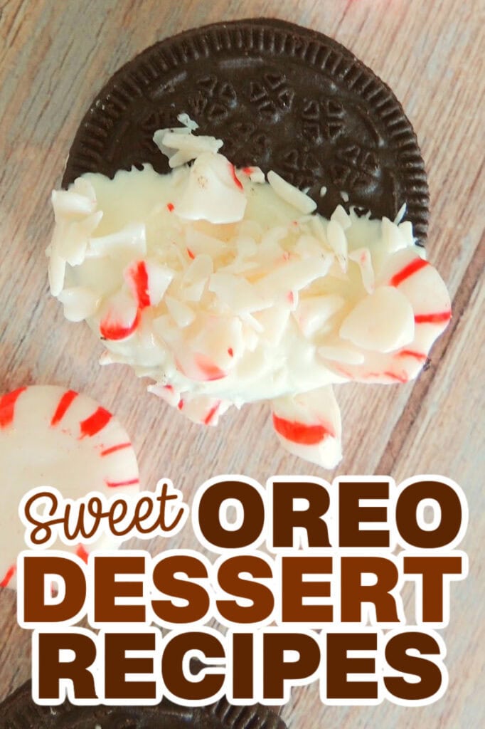 Oreo Dessert Recipes -Sweet Peppermint Oreos