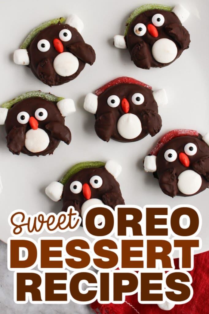 Oreo Dessert Recipes -Winter Penguin Oreos