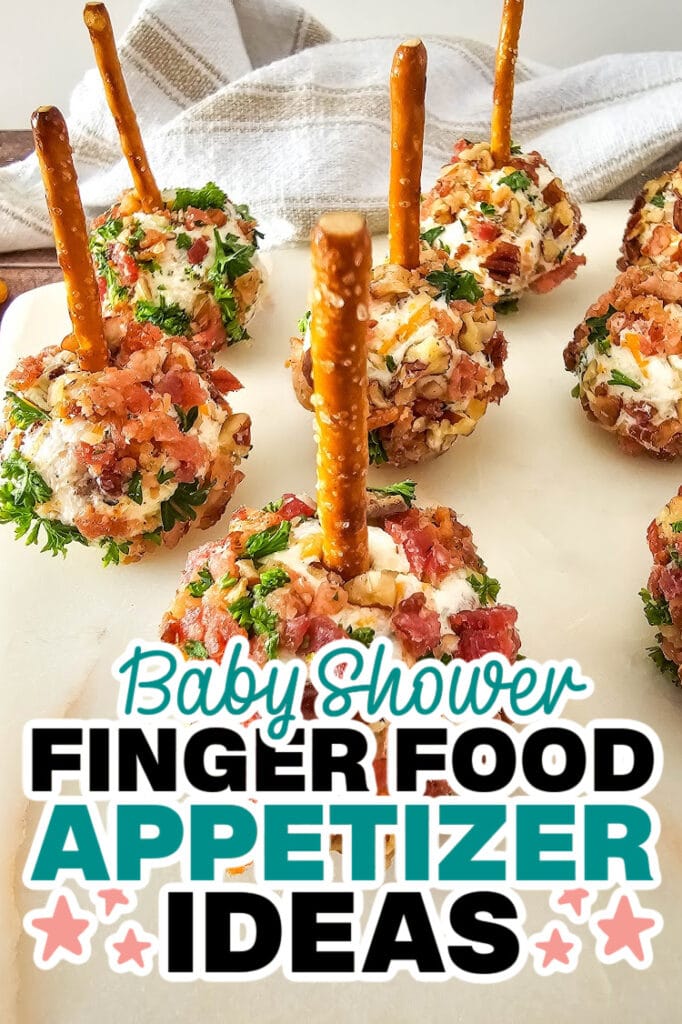 baby shower appetizers -Cracked Out Cheeseball Bites