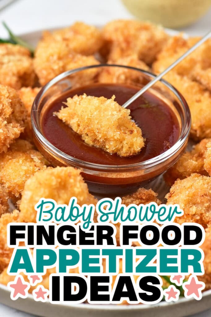 baby shower appetizers -Crispy Popcorn Chicken Bites