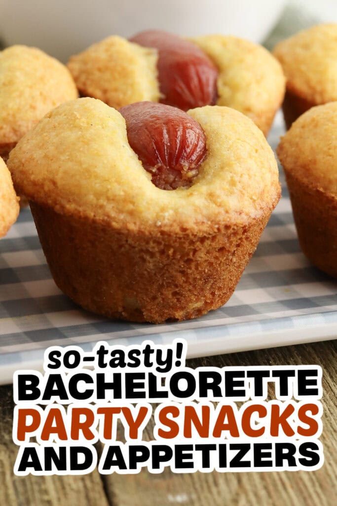 bachelorette party snacks -Corndog Mini Muffins