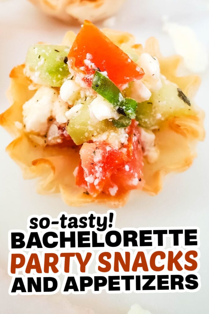 bachelorette party snacks -Mediterranean Feta Bites