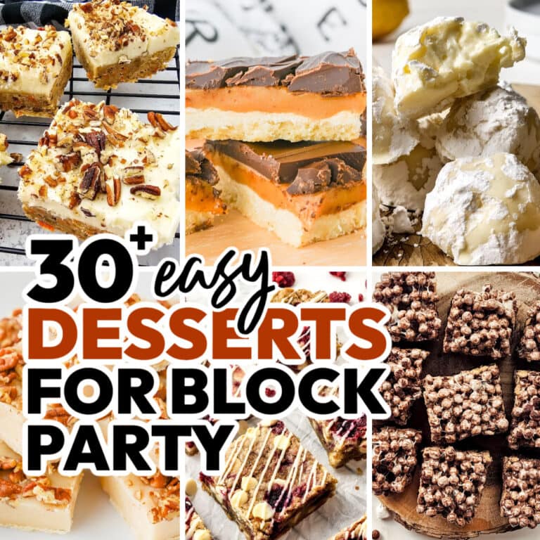 Easy-to-Bring Desserts for Block Parties