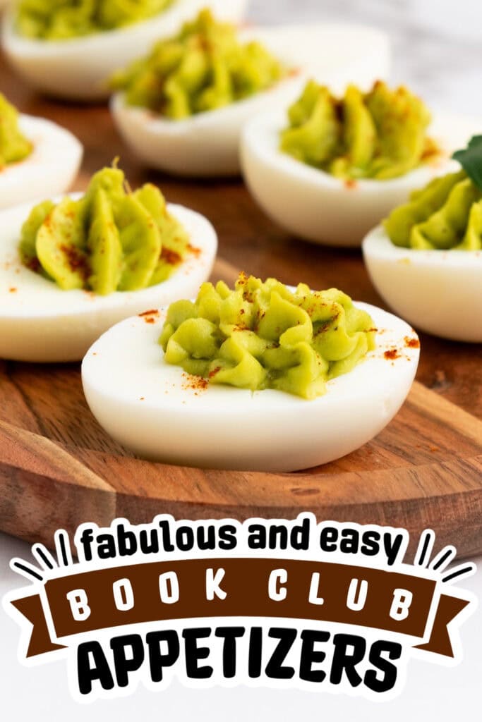book club appetizers - Avocado Deviled Eggs