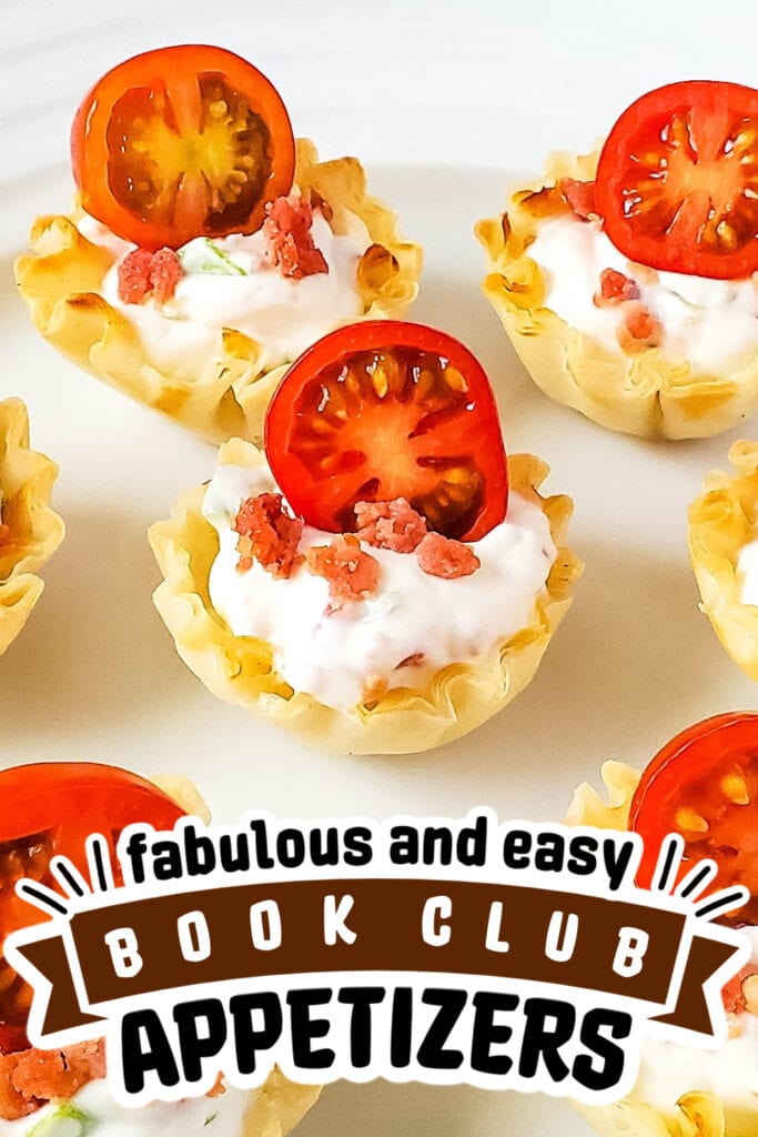 book club appetizers - BLT Phyllo Party Bites