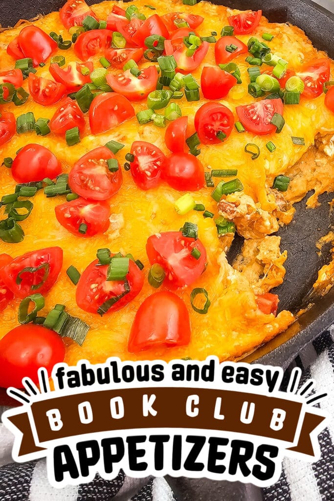 book club appetizers - Cheesy Texas Trash Dip