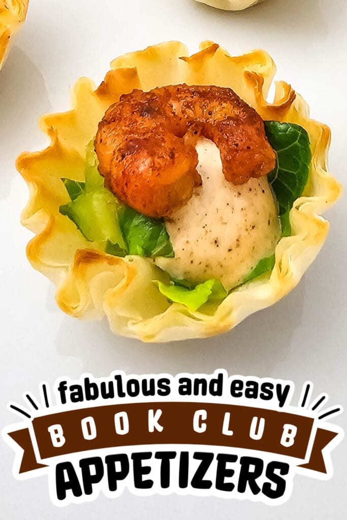book club appetizers - Chili Lime Shrimp in Phyllo Cups