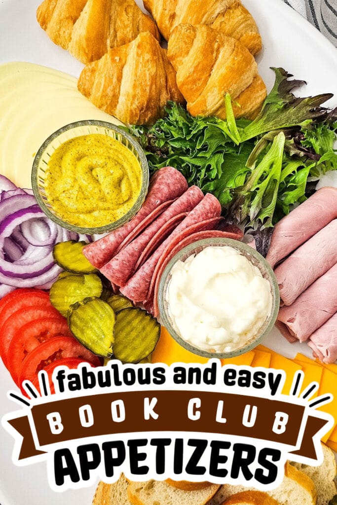 book club appetizers - Make Your Own Mini Sandwich Board