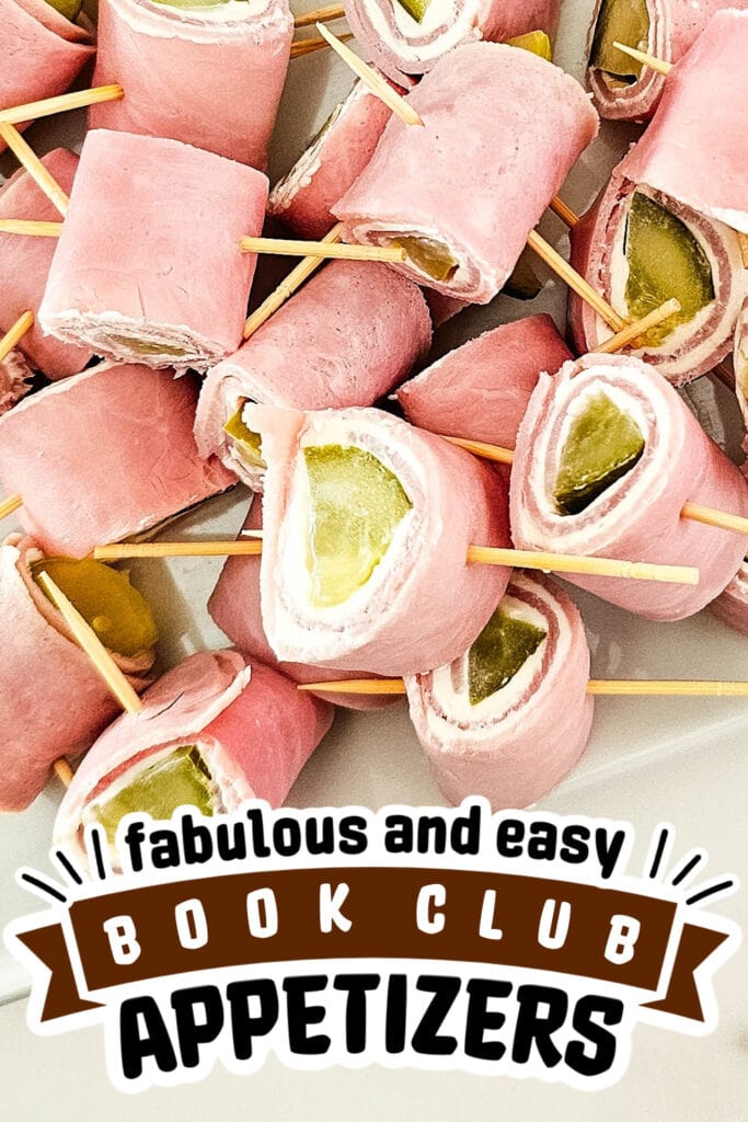 book club appetizers - Pickle Ham Rolls