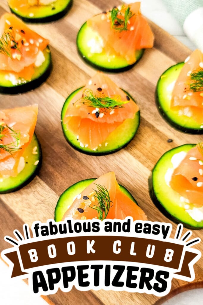 book club appetizers - Salmon Cucumber Bites