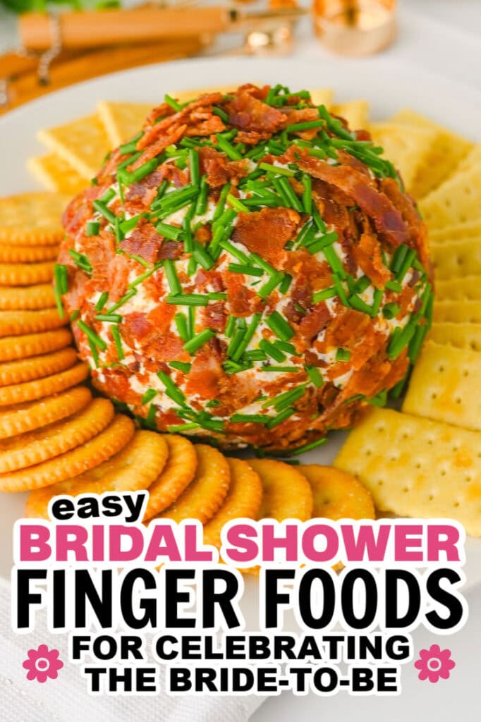 bridal shower finger foods -Bacon Ranch Cheeseball
