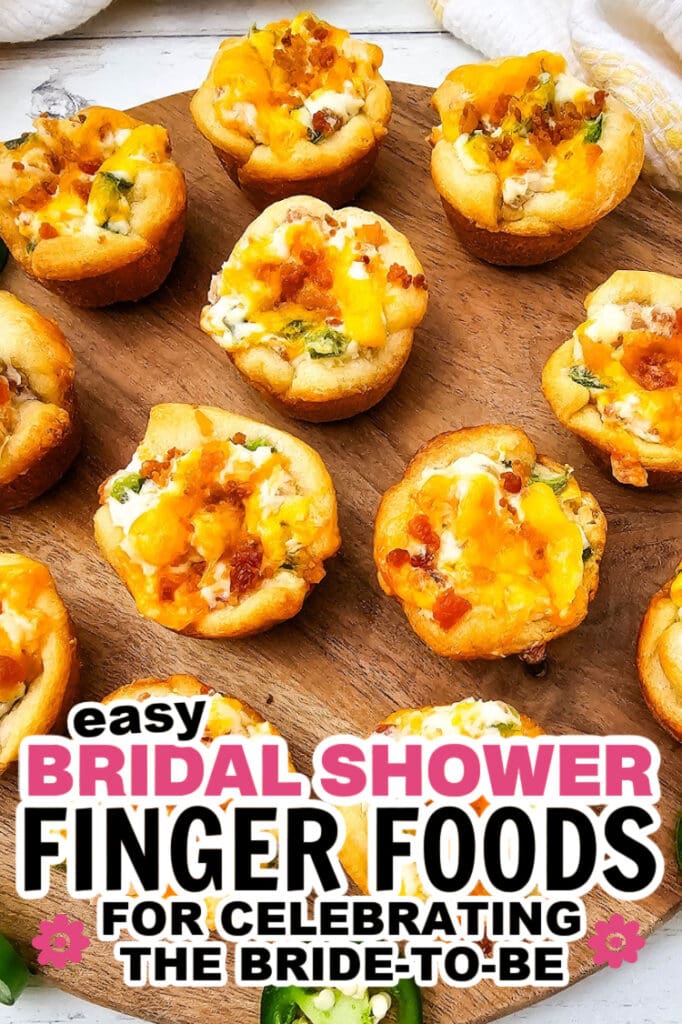 bridal shower finger foods -Jalapeño and Bacon Bites