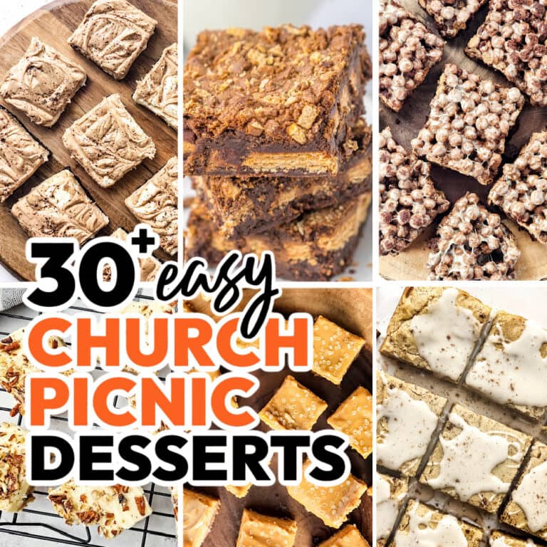 church picnic dessert recipes featured image