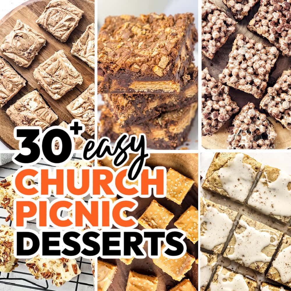 church picnic dessert recipes featured image