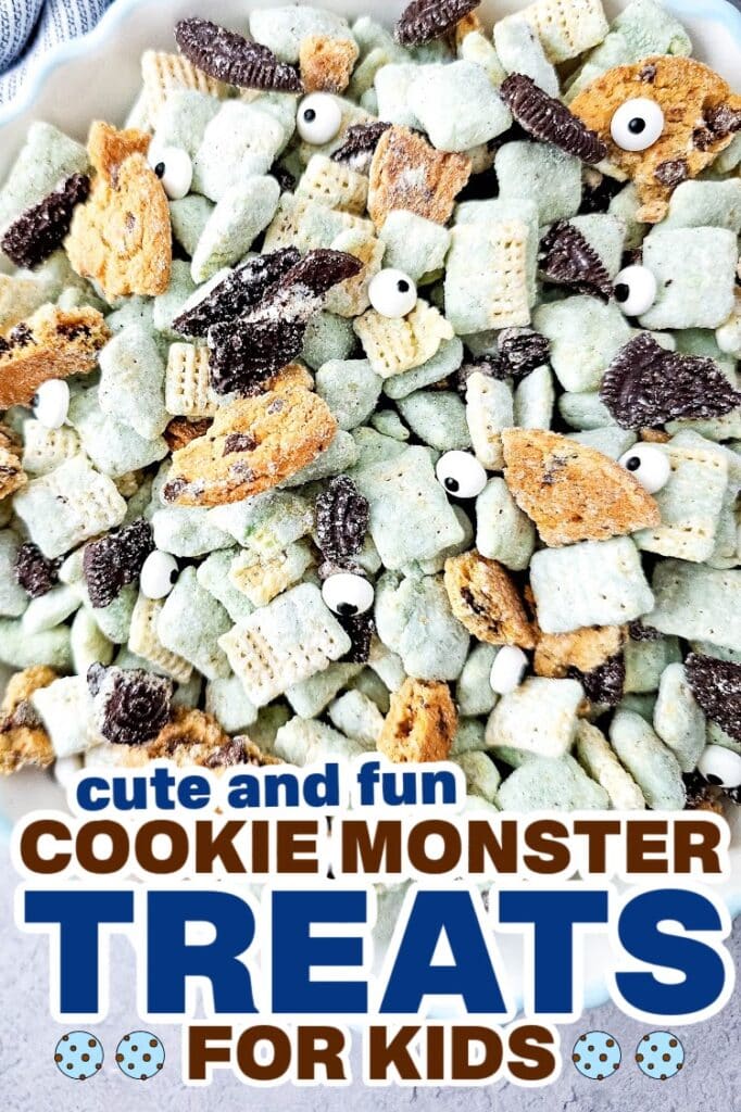 cookie monster treats - Cookie Monster Puppy Chow