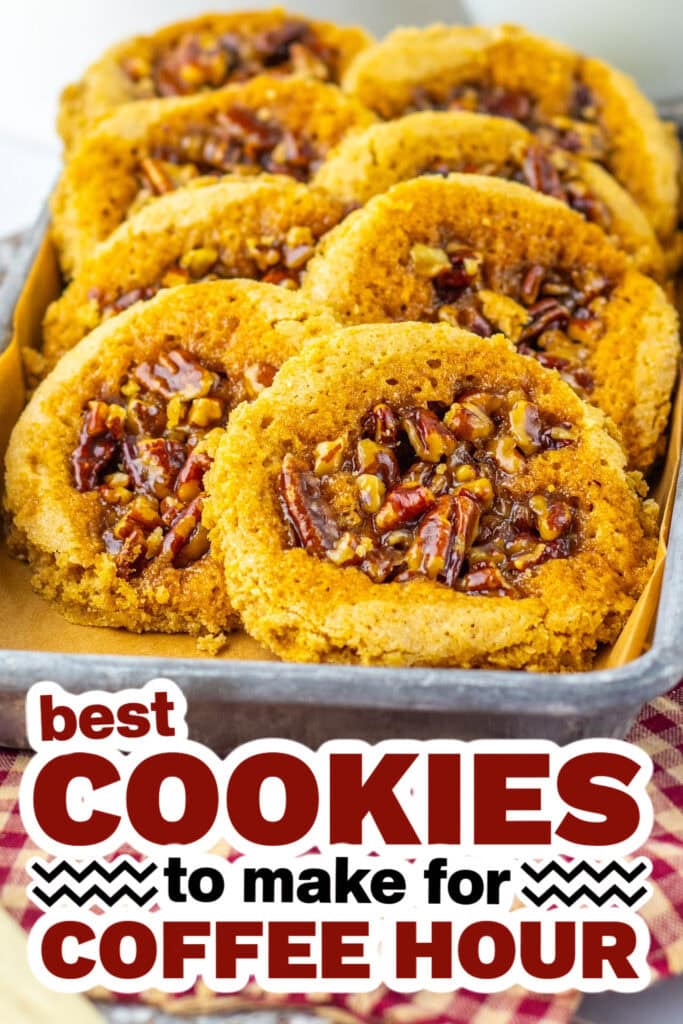 cookies for coffee hour - Buttery Pecan Pie Cookies copy
