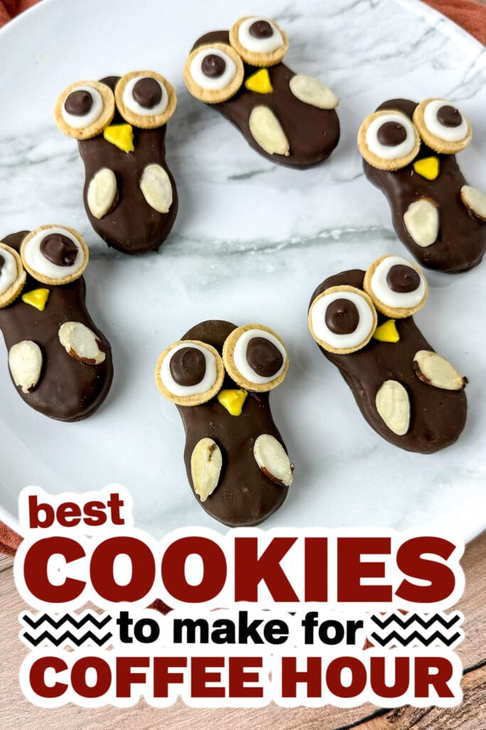 cookies for coffee hour - Nutter Butter Owl Cookies copy