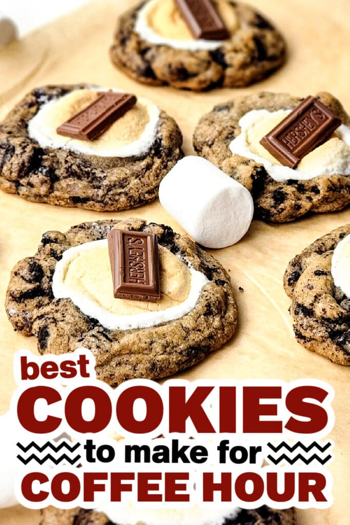 cookies for coffee hour - Oreo S’mores Cookies copy