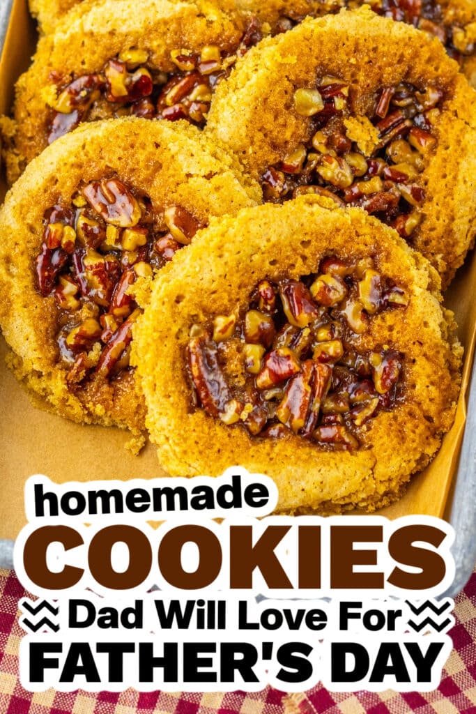 cookies for father's day - Buttery Pecan Pie Cookies