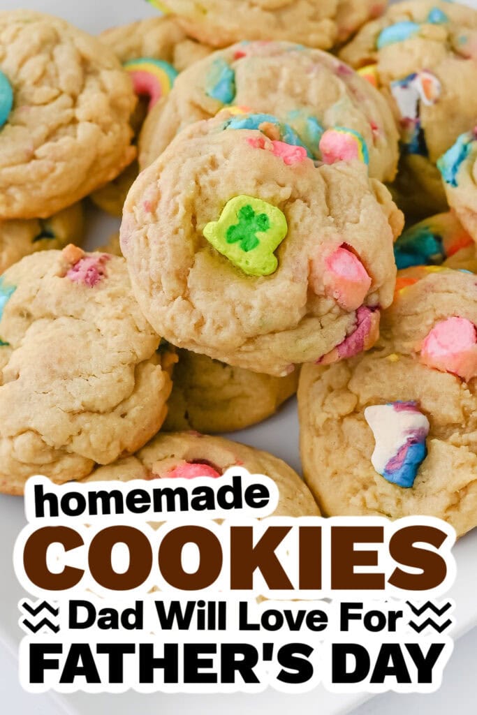 cookies for father's day - Lucky Charm Cookies