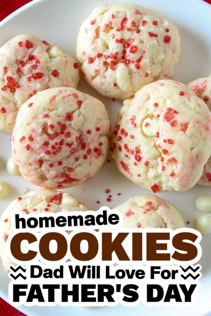 cookies for father's day - Peppermint Cheesecake Cookies