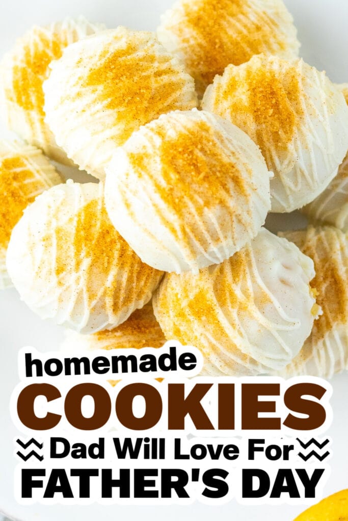 cookies for father's day - Soft Snickerdoodle Truffles