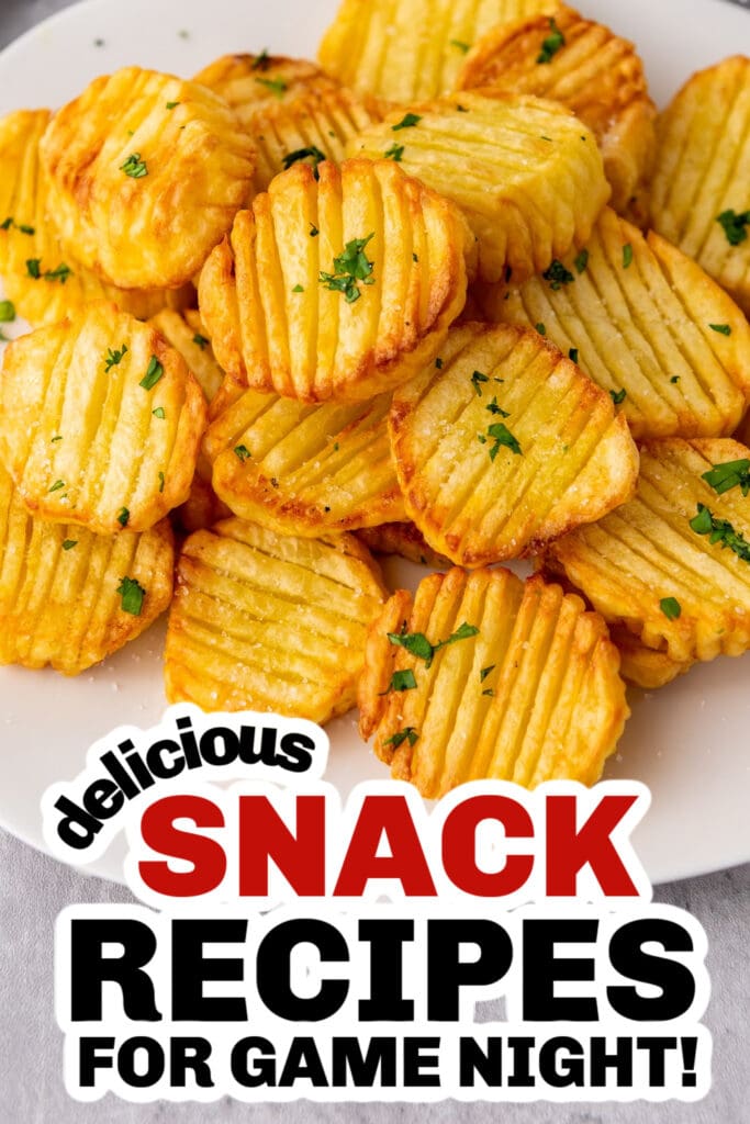 delicious snack recipes - Air Fryer Accordion Potatoes