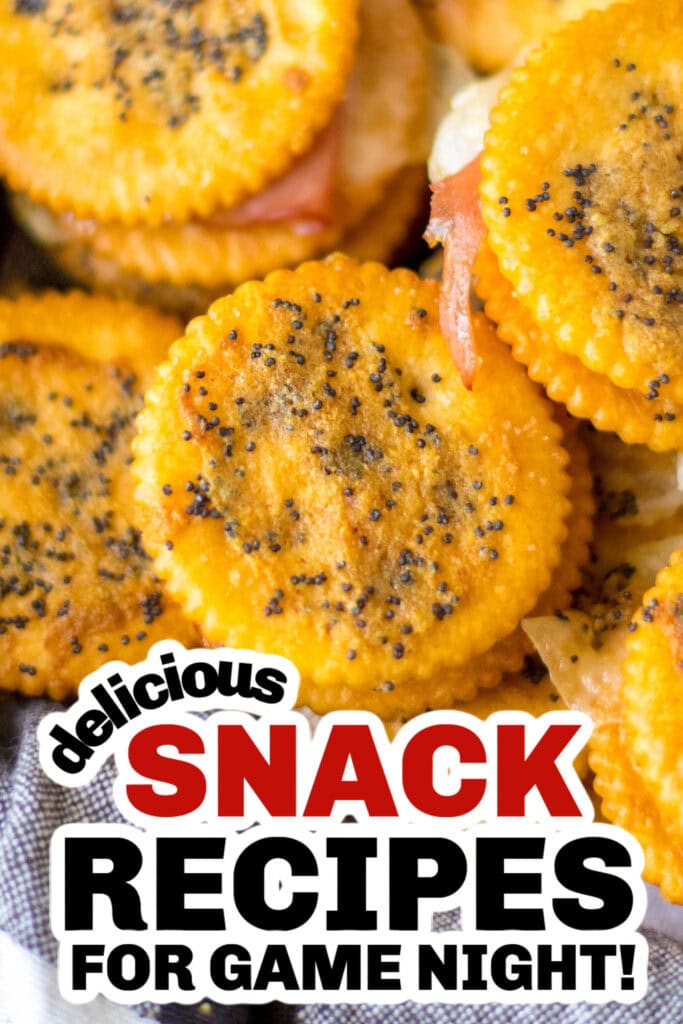 delicious snack recipes - Buttery Ritz Ham Crackers