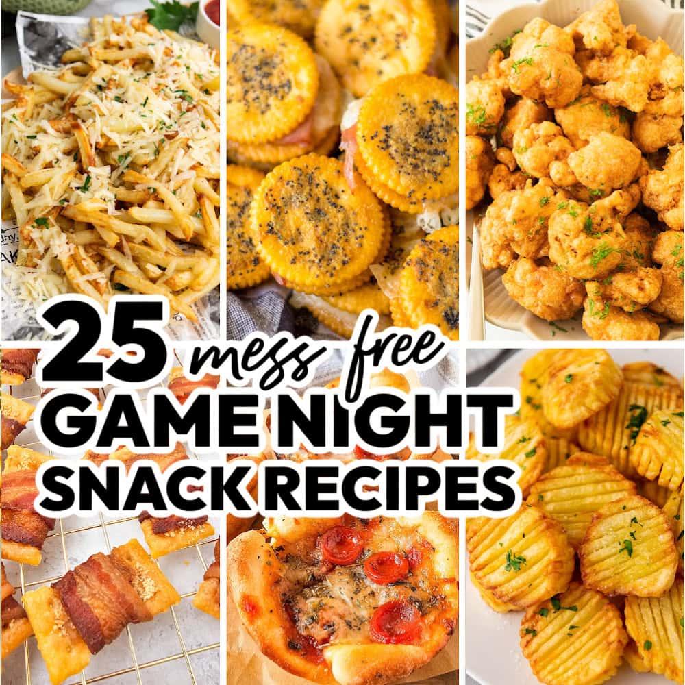 delicious snack recipes for game night featured image