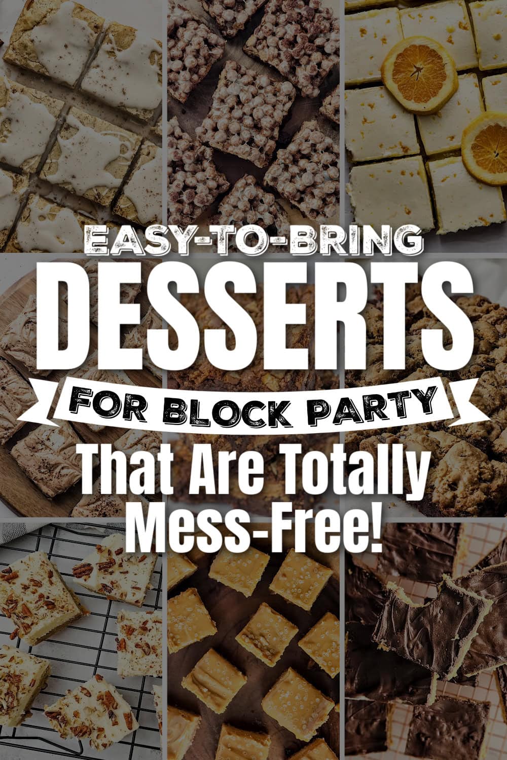 Easy-to-Bring Desserts for Block Parties - Party Snack Central