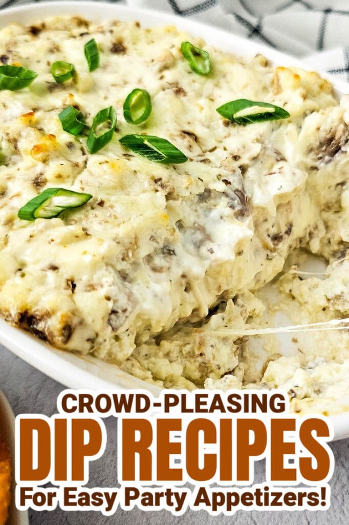 dip recipes - Creamy Mushroom Dip