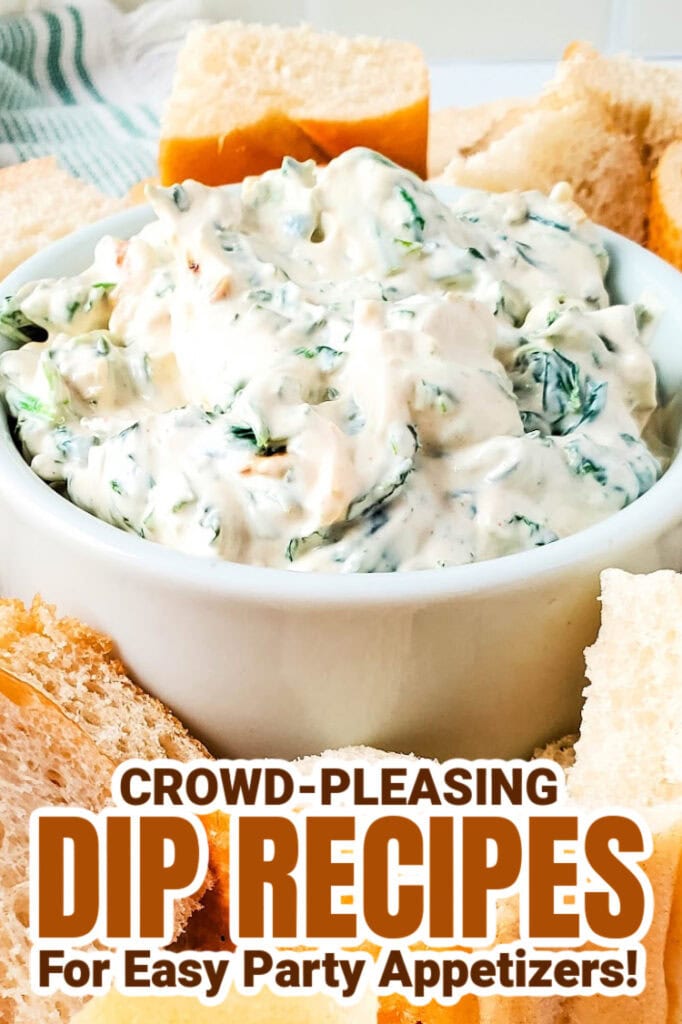 dip recipes -Creamy Spinach Dip