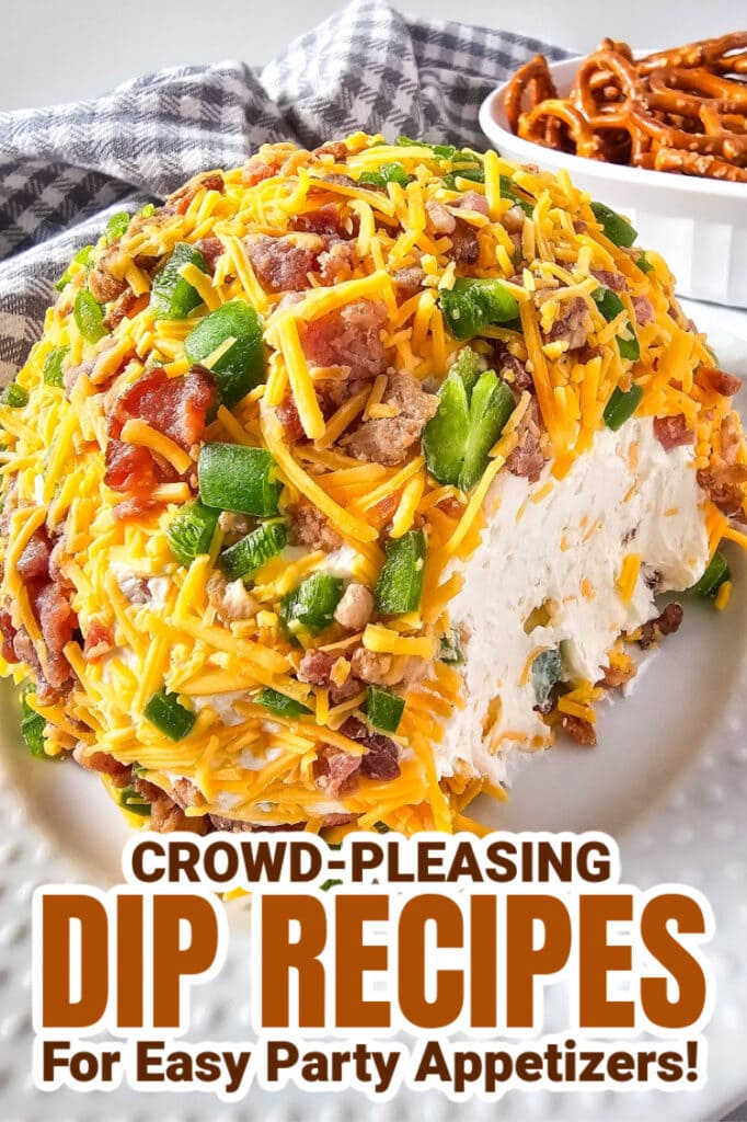 dip recipes -Jalapeno Popper Cheeseball