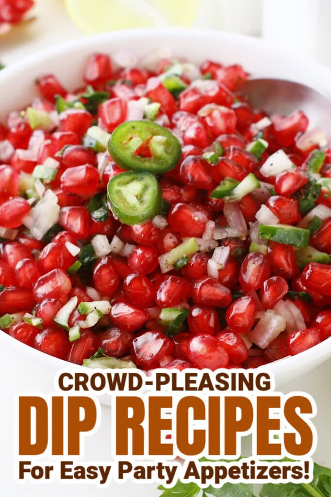 dip recipes -Pomegranate Salsa