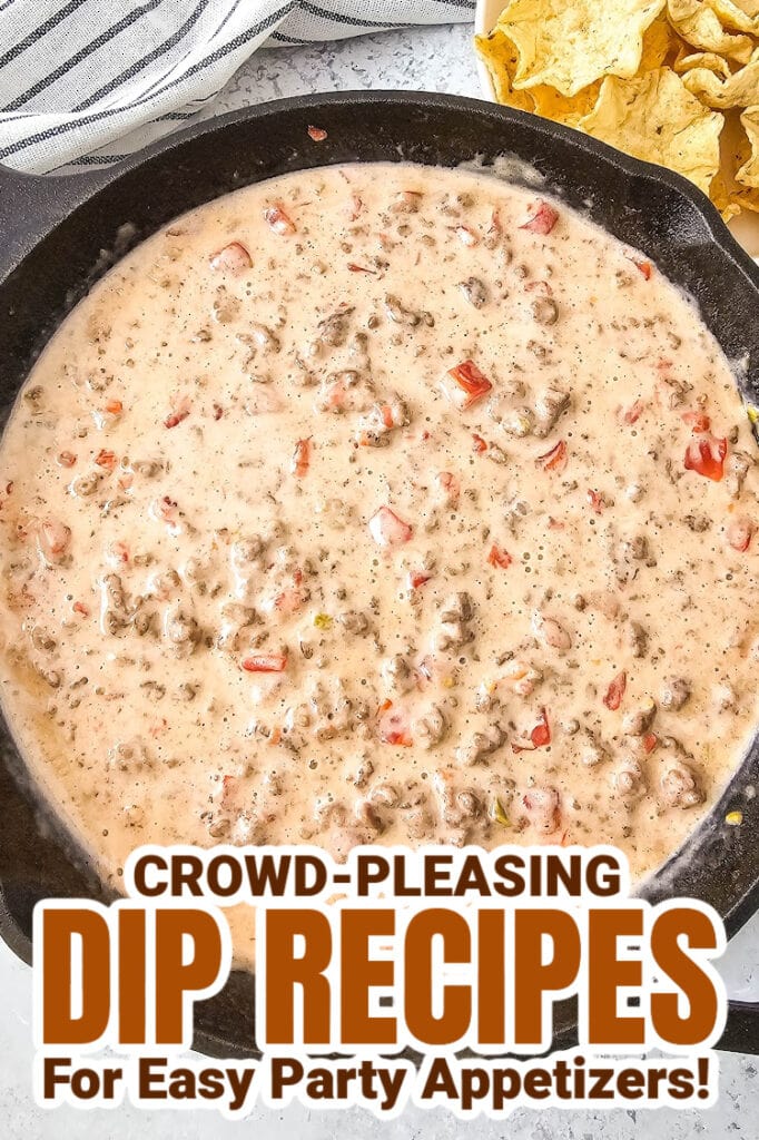 dip recipes -Queso Blanco Rotel Dip