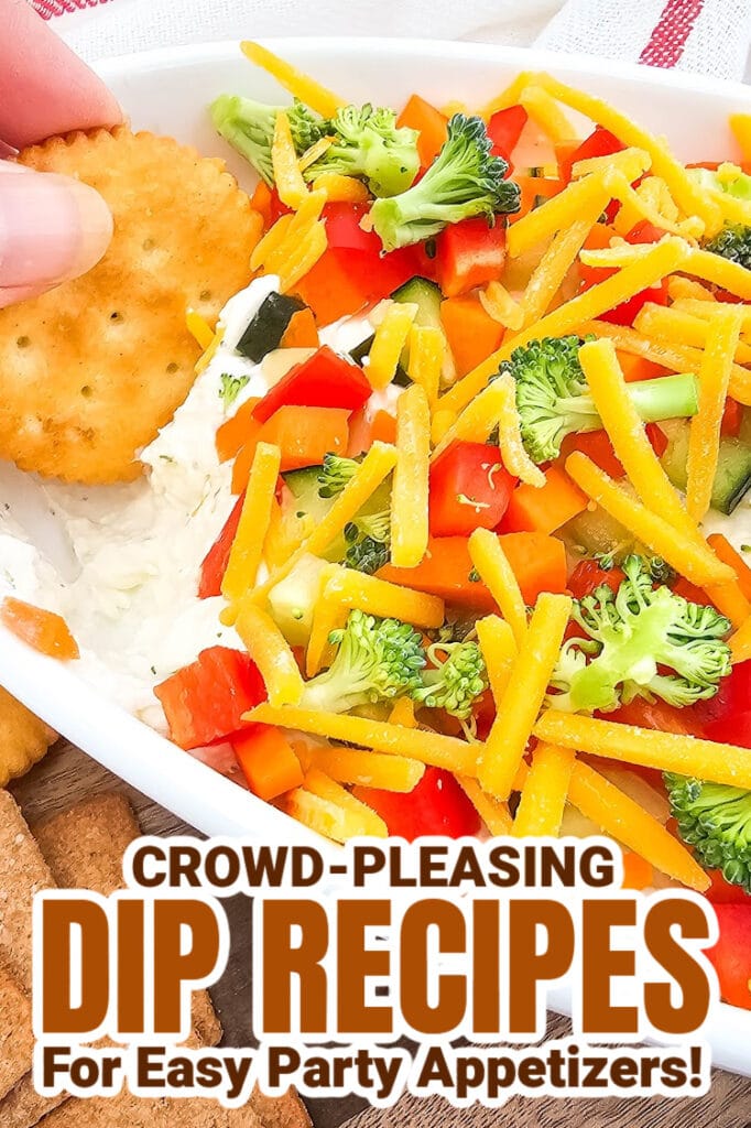 dip recipes -Veggie Pizza Dip