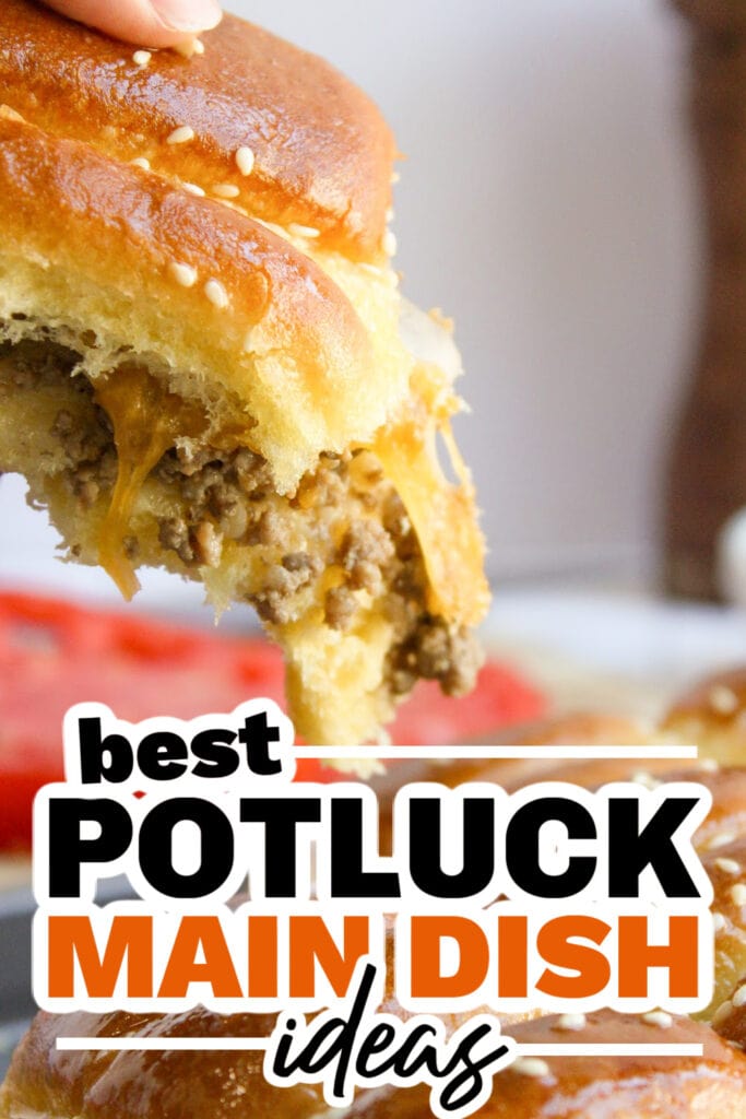 family reunion potluck main dish ideas - Cheeseburger Sliders