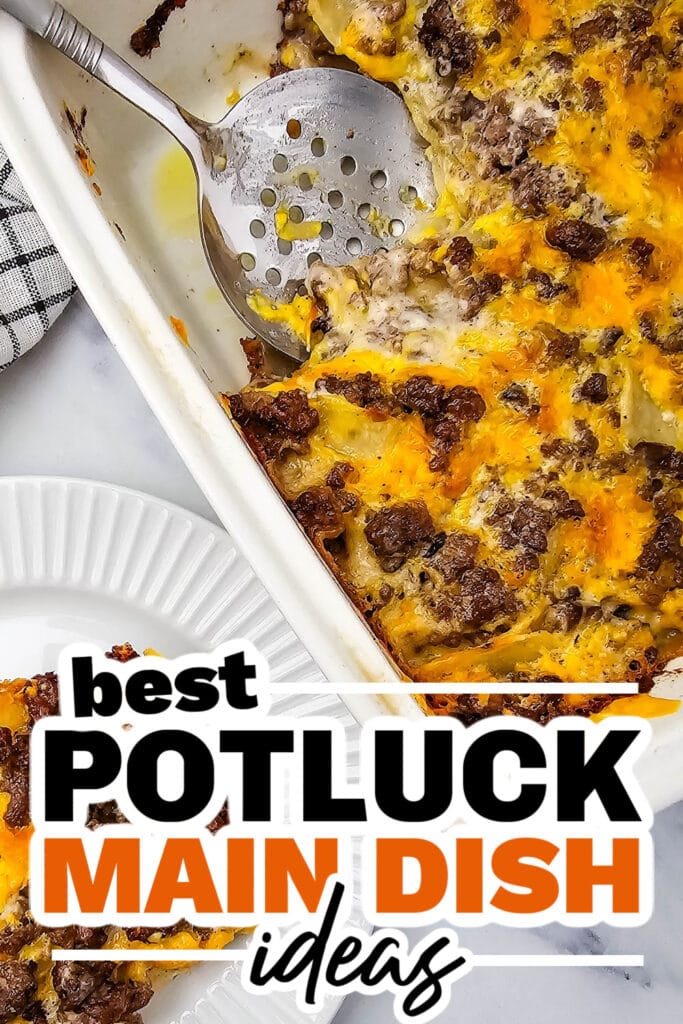 family reunion potluck main dish ideas - Cheesy Hamburger Potato Casserole