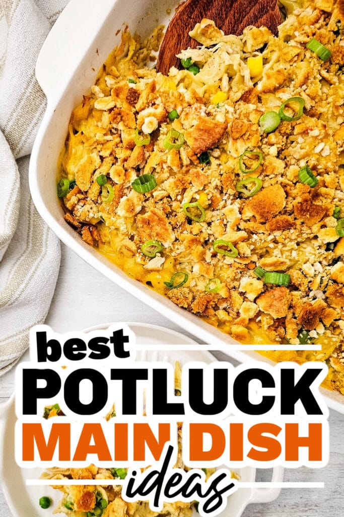 family reunion potluck main dish ideas - Chicken Noodle Casserole